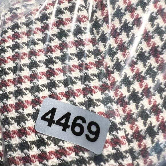 Zara Womens Multicolor Houndstooth Pockets Straight Leg Dress Pants Size XL New - Picture 10 of 10